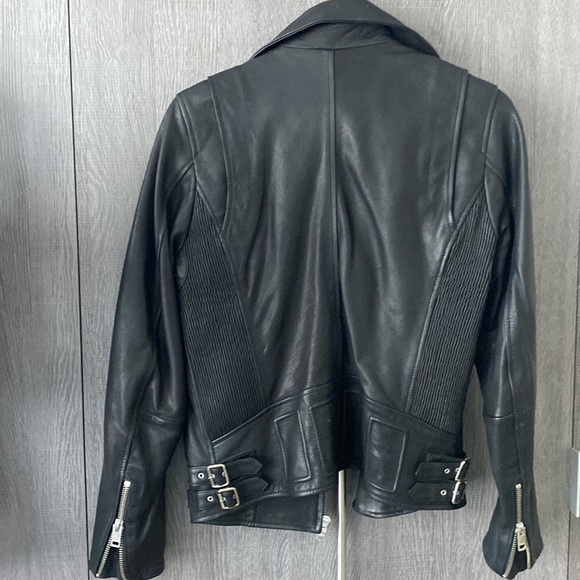 NWOT - Diesel Biker Lambskin Leather Jacket - Picture 2 of 6
